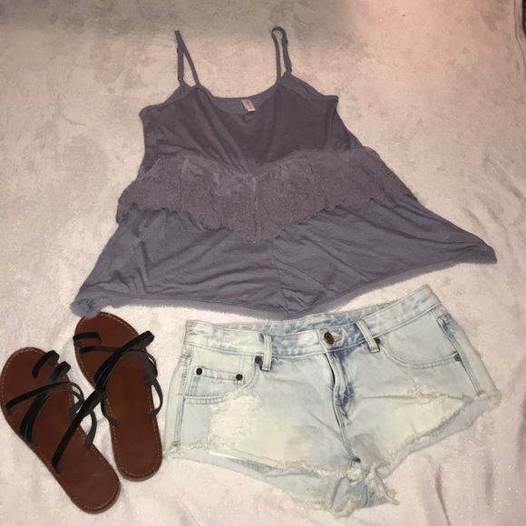 Xhilaration Tops - Xhilaration periwinkle tank top